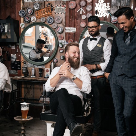 Klipning & barbering inkl. cigar