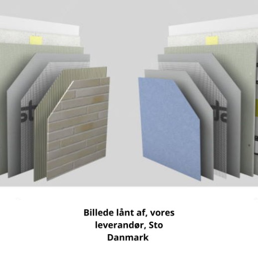 Isolerings systemer - Ventileret facadesystem