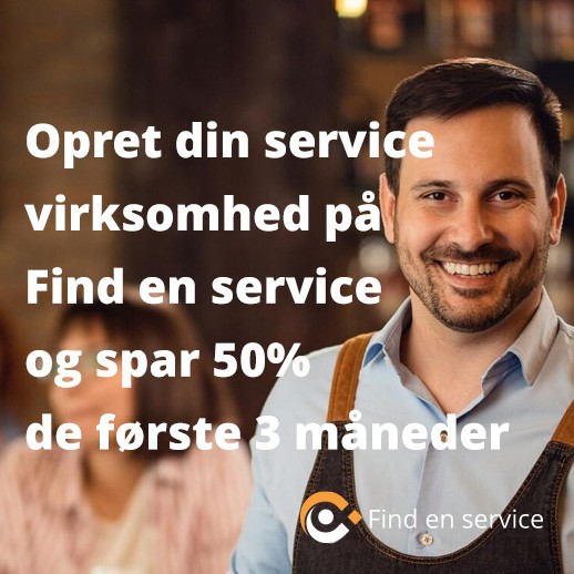 Opret din virksomhed på Find en Service